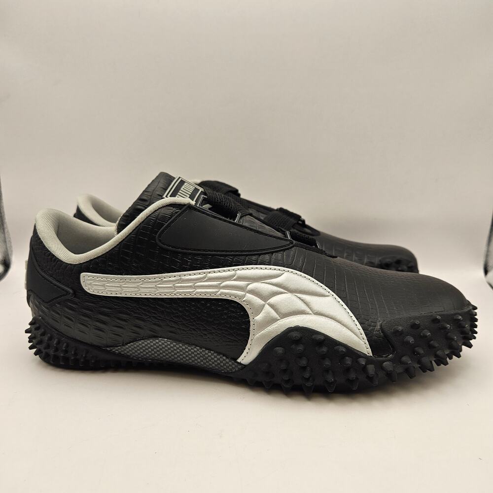 PUMA X A$AP ROCKY MEN'S 10 BLACK CROC MOSTRO 404408-01 SILVER CARBON NWOB - Picture 4 of 6